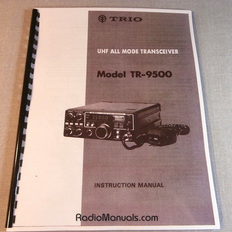 Kenwood TR-9500 Instruction Manual